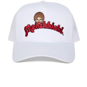 Monchhichi Trucker Hat - Adjustable Hat - White - New Unworn With Tags